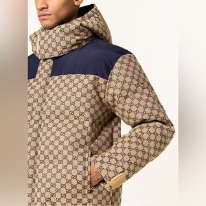 Gucci Hooded Bomber Style Jacket
